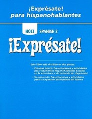 ¡Exprésate!: Expresate Para Hispanohablantes Student Edition Level 2