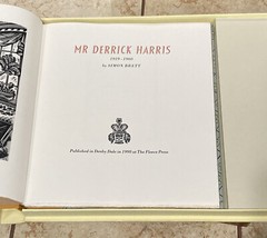 MR DERRICK HARRIS 1919-1960, Royal Flush, Simon Brett Fleece Press Limited Ed