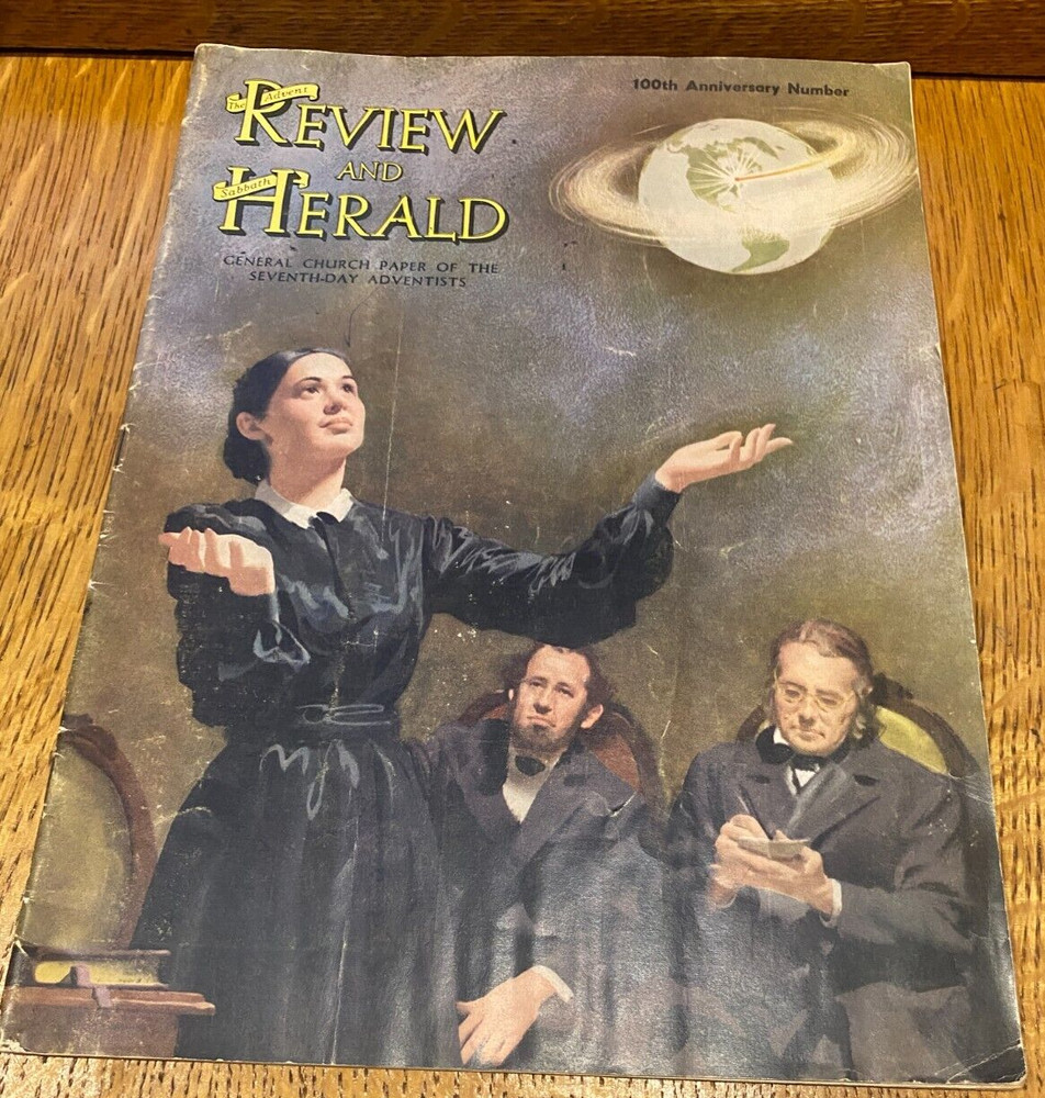villagesda~1949 100th Anniversary of the SDA REVIEW & HERALD 52 pages rare issue