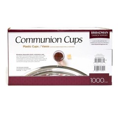BROADMAN CHURCH SUPPLIES Plastic, Disposable, Recyclable 0.7 Ounces, Clear