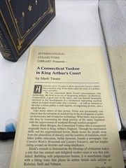 A Connecticut Yankee In King Arthur’s Court Mark Twain Int’l Collectors Library