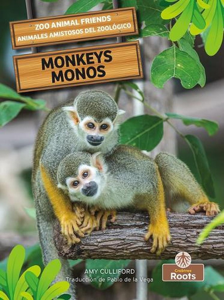 Monos (Monkeys) Bilingual Eng/Spa by Amy Culliford (English) Paperback Book