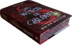 SIGNED Briar Boleyn On Wings of Blood Deluxe Limited Edition HC Sprayed Edges