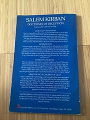 Salem Kirban Doctrines Of Deception Armstrong’s Church Of God Paperback