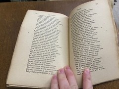 OLD ITALIAN BOOK POESIE CLASSICI ITALIANI #398 BY UGO FOSCOLO YEAR 1796