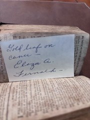 Miniature Leather Bound Book Of Common Prayer. 4”x2.5”x2”. ￼