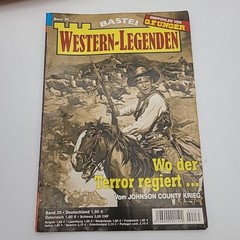 BASTEI Western-Legenden 7 Western Pulp Fiction German Booklets Books Band 24++