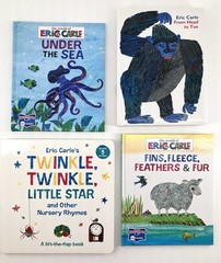 Eric Carle 8 HC Book Lot Very Hungry Caterpillar & Brown Bear What Do You See