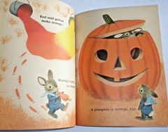 Little Golden Book Books Colors With Wheel 1959 #A28 First Edition “A”