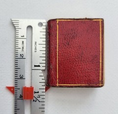 Small Rain Upon the Tender Herb 3rd Ed Red Leather 1832 Victorian Miniature Book