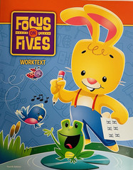 BJU Press Focus on Fives Student Worktext 4th edition K5 Homeschool Unused