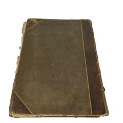 Extra Large 20 x 15 Antique Book Indian Tribes Of North America NO Illustrations