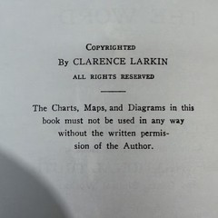Rightly Dividing The Word – Hardcover Vintage – Clarence Larkin Biblical