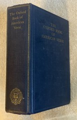 THE OXFORD BOOK OF AMERICN VERSE by F. O. Matthiessen HC 1950