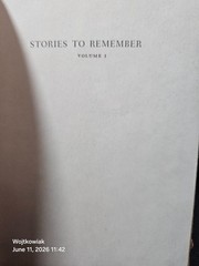 35# Stories to Remember Costain Beecroft 1956 Doubleday Hardcover Book Club Ed