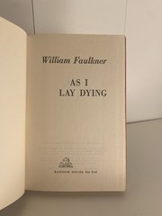 1957 As I Lay Dying William Faulkner Vintage Hardback Random House