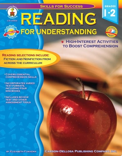 Reading for Understanding, Grades 1-2 (Carson Dellosa, 4302) (Skills for Success