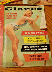 Lot 7 VINTAGE 1950s PINUPS CELEBRITY Magazine Lot Pocket SIZE