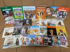 Lot of 10 Kids US History World Constitution Scholastic Child Books MIX UNSORTED