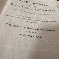Antique 1929 Holy Bible Teachers Edition Leather Bound Pronouncing Nelson
