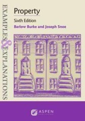 Property (Examples & Explanations) – Paperback, by Burke Barlow; Snoe – Good