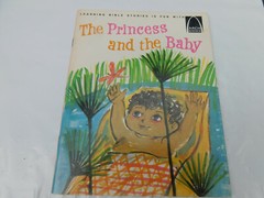 Rare Adorable Vtg 1969 The Princess And The Baby Sweet Bible Story Arch Books