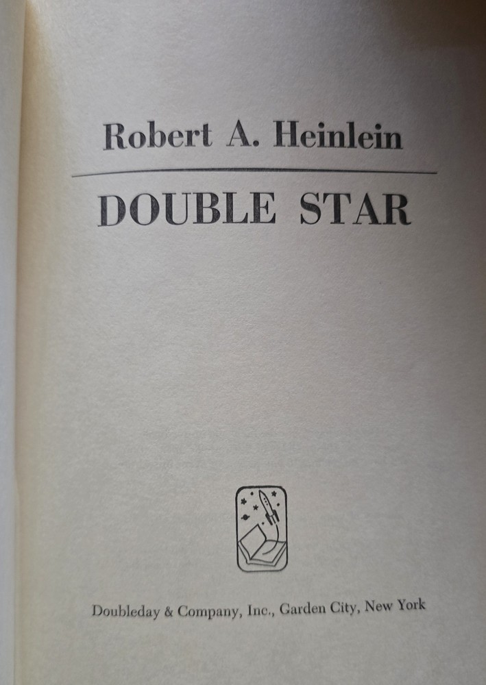 Double Star by Robert A. Heinlein 1956, 1st Edition, Hardcover No Dust Jacket