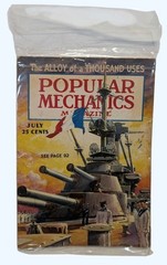 Popular Mechanics Magazine July 1936 Battleship Cover WWII Pre-War Camel Ads…
