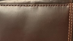 Hunter & Scribe Unisex Solid Buffalo Leather Bible Cover NC3 Dark Brown Large