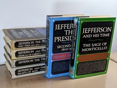 Jefferson And His Time Dumas Malone Complete 6 Volume Set HCDJ Seemingly Unread