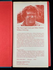 The Van Gogh Field & Other Stories 1978 William Kittredge SIGNED first 1st