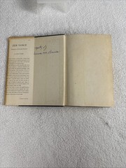 SIGNED 1965 Zeb Vance: Champion Personal Freedom, NC Civil War Governor HC/DJ