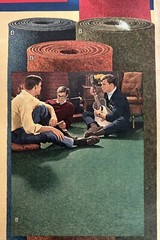 2 CATALOGS FLYERS MONTGOMERY WARD 71 PAGES SEARS 23 PAGES 1968 LOT 2 FASHION