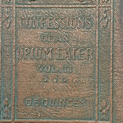 Little Leather Library CONFESSIONS OF AN OPIUM EATER, vol 2 by DeQUINCEY