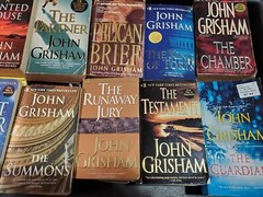Lot of 10 John Grisham Legal Thriller Mystery ALL Paperback PB Books Random Mix