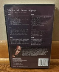 THE STORY OF HUMAN LANGUAGE-McWhorter-Great Courses 6 DVD-Book-BRAND NEW, SEALED