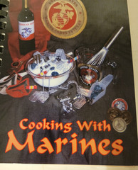 2006 Cookbook Cooking With Marines By Womens Marines Association 112 Pages