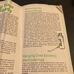 How To Hang Wall Coverings 1977 Vtg NDPA Pamphlet 20 Pages Wallpaper Warehouse