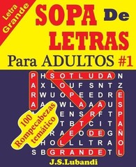 J S Lubandi SOPA De LETRAS Para ADULTOS (Paperback)
