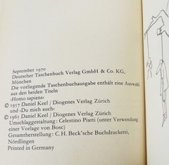BOSC: BILDERBUCH FÜR ERWACHSENE GERMAN CARTOONS RARE 1970 PB SINGLE PANEL COMICS