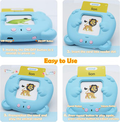 Spanish & English 510 Words Alphabet Bilingual Talking Flash Cards