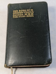 Rare Pocket Size Musson Common Prayer Canada Hymn Book Leather Gold Gilded Edge