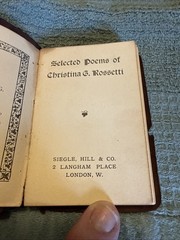 Small Leather Book Of Poems