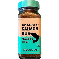 Trader Joes Salmon Rub, Seasoning Blend, 1 Pack 2.6 Ounce (Pack of 1)