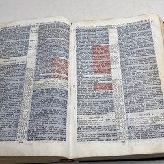 The Marked Reference Bible, Chain Of Reference System Zondervan 1964 Leather