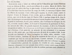 Antique History of Blois, France, 20 pages, Guilbert, 1845, in French