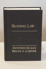 Reading Law by Antonin Scalia and Bryan A. Garner 2012 Signed 1st Printing HC DJ