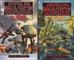 Complete Set Series Lot of 10 Star Wars X-Wing Books (Stackpole, Allston) PB.
