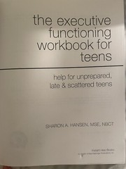 Executive Functioning Workbook for Teens – USED