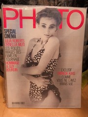MAY 1991 PHOTO MAGAZINE, CINEMA SPECIAL, PATRICIA KASS, JULIA ROBERTS, ORNELLA